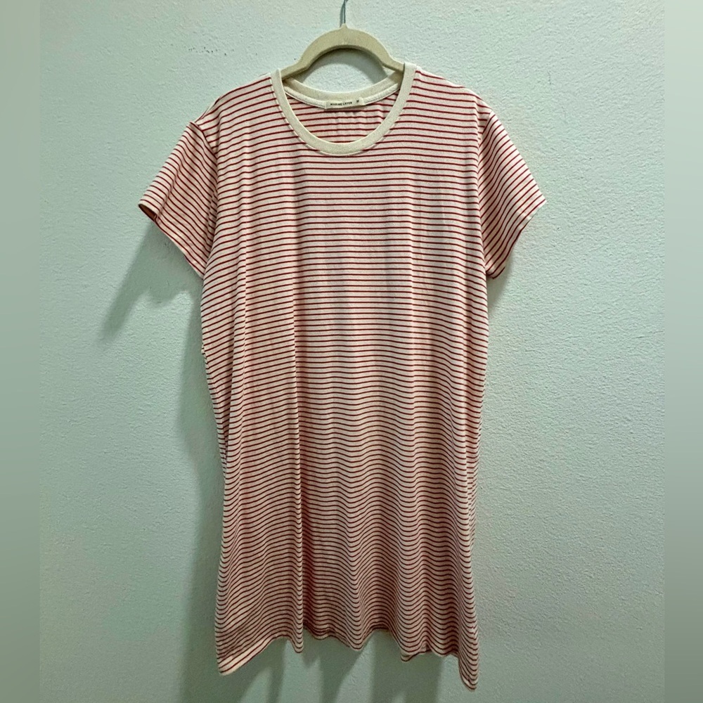 Marine Layer Pink Striped Dress